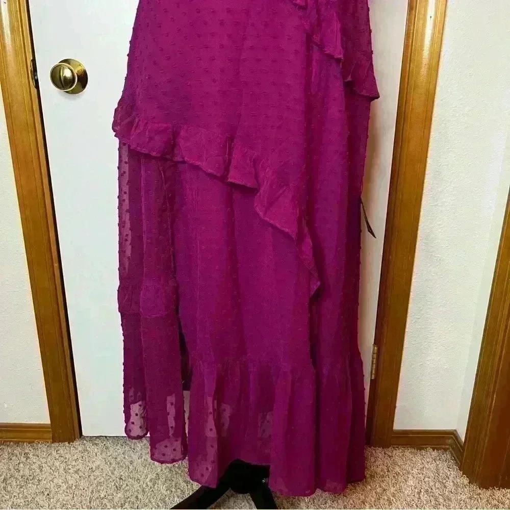Lulu's Ruffled Midi Dress - Picture 4 of 15